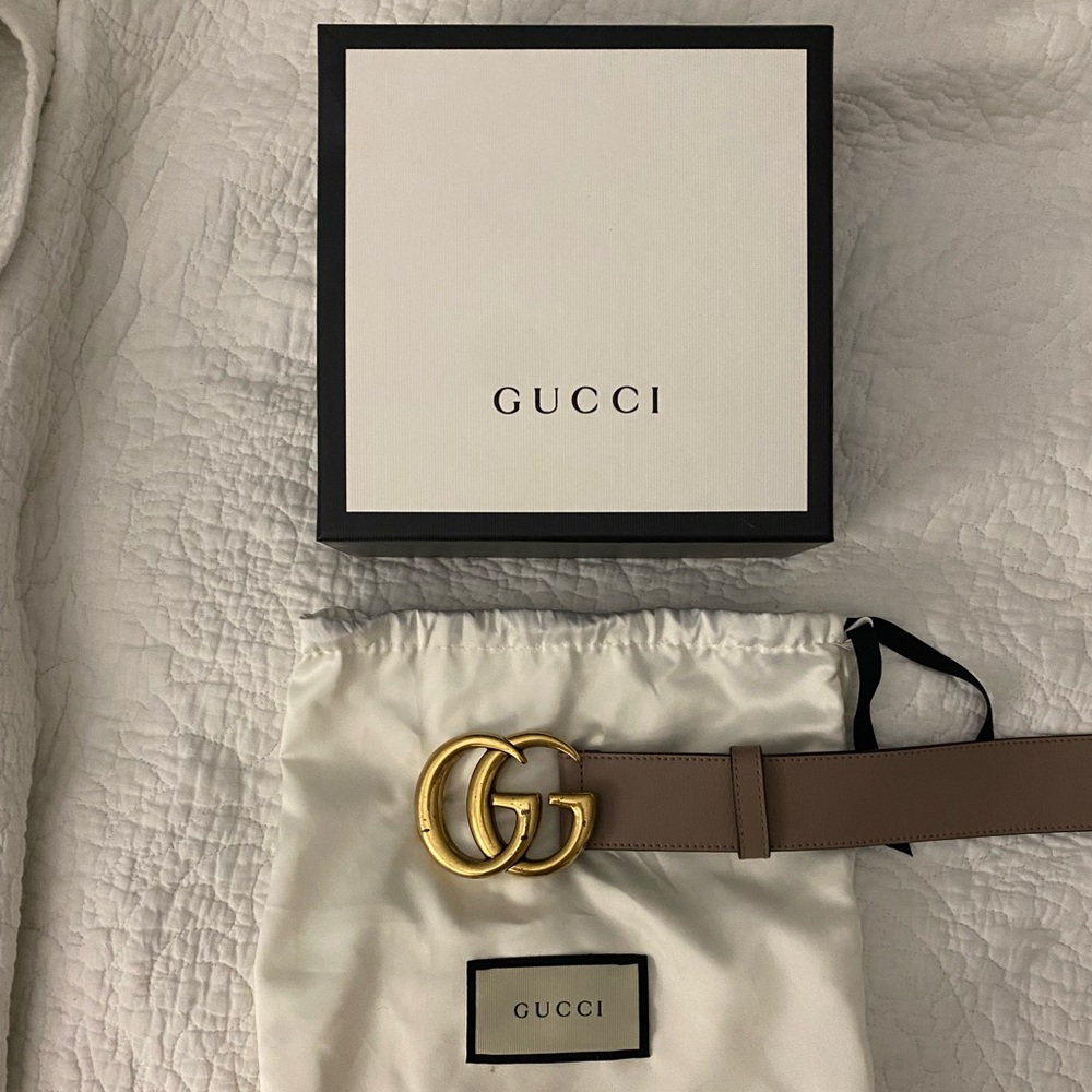 Gucci GG Marmont Belt Size: 95